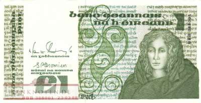 Irland - 1  Pound - Ersatzbanknote (#070dR-8803_AU)