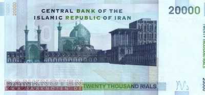 Iran - 20.000  Rials - Ersatzbanknote (#147aR_UNC)