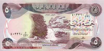 Irak - 5  Dinars (#070a-82_UNC)
