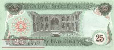 Irak - 25  Dinars (#074b_UNC)