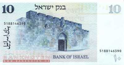 Israel - 10  Sheqel (#045_UNC)