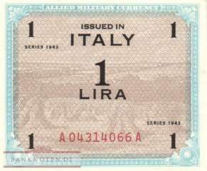 Italien - 1  Lira (#M010b_UNC)