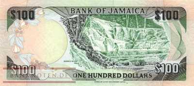 Jamaica - 100  Dollars (#074-87_UNC)