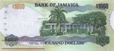 Jamaica - 1.000  Dollars (#086e_UNC)
