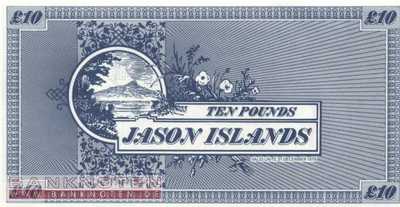 Jason Islands - 10  Pounds - Privatausgabe (#904_UNC)