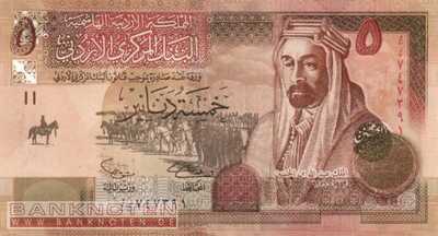 Jordanien - 5  Dinars (#035a_UNC)
