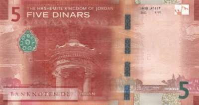Jordanien - 5  Dinas (#040a_UNC)