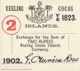 Keeling Kokosinseln - 2  Rupees (#S127_UNC)