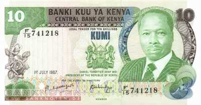 Kenia - 10  Shillings (#020f_UNC)