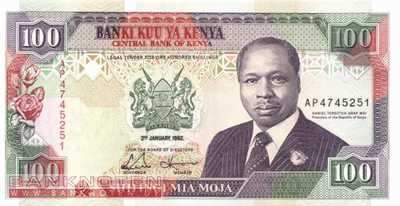Kenia - 100  Shillings (#027d_UNC)
