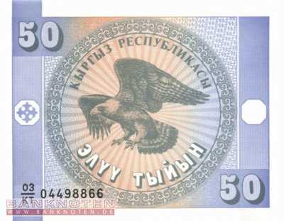 Kirgistan - 50  Tyiyn (#003b-03_UNC)