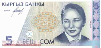 Kirgistan - 5  Som (#008_UNC)