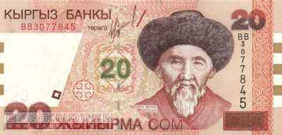 Kirgistan - 20  Som (#019_UNC)