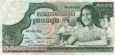 Cambodia - 1.000  Riels (#017_UNC)