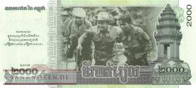 Kambodscha - 2.000  Riels - Gedenkbanknote (#064_UNC)