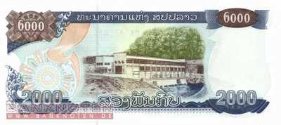 Laos - 2.000  Kip (#033b_UNC)