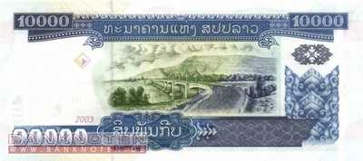 Laos - 10.000  Kip (#035b_UNC)