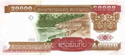 Laos - 20.000  Kip (#036b_UNC)