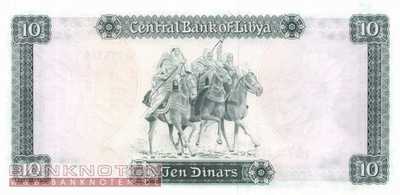 Libyen - 10  Dinars (#037b_UNC)