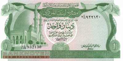 Libyen - 1  Dinar (#044a_UNC)