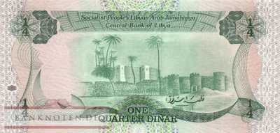 Libyen - 1/4  Dinar (#047_UNC)