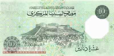 Libyen - 10  Dinars (#056_UNC)