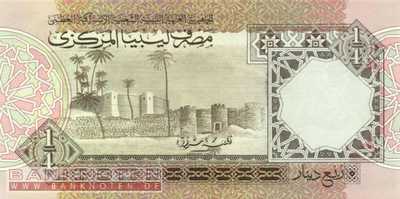 Libyen - 1/4  Dinar (#057b_UNC)