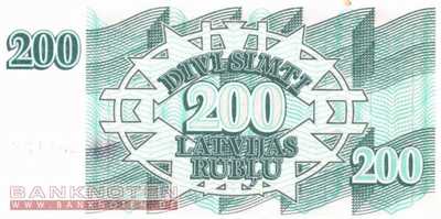 Lettland - 200  Rublis (#041_UNC)