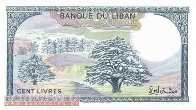 Lebanon - 100  Livres (#066d_UNC)