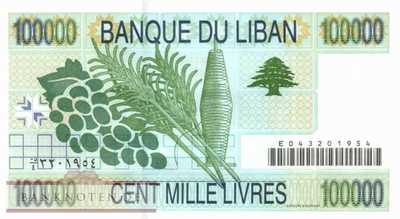 Libanon - 100.000  Livres (#083_UNC)