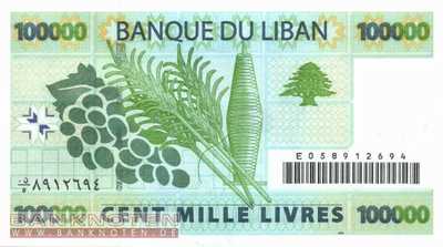 Libanon - 100.000  Livres (#089_UNC)