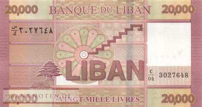 Libanon - 20.000  Livres (#093c_UNC)