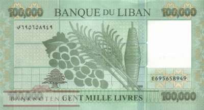 Libanon - 100.000  Livres (#095e_UNC)