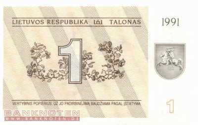 Litauen - 1  Talonas (#032b_UNC)