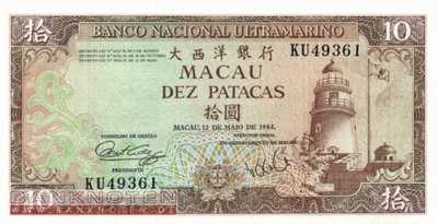 Macao - 10  Patacas (#059c_UNC)