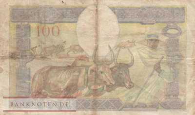 Madagaskar - 100  Francs (#040-U2_F)