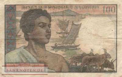Madagaskar - 100  Francs=20 Ariary (#052-U1_F)