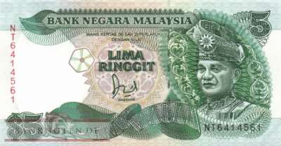 Malaysia - 5  Ringgit (#028c_VF)
