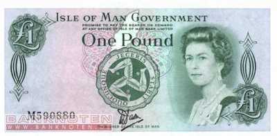 Isle of Man - 1  Pound (#038a_UNC)