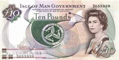 Isle of Man - 10  Pounds (#046a_UNC)