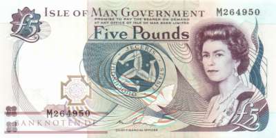 Isle of Man - 5  Pounds (#048a_UNC)