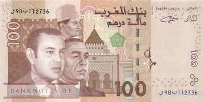 Marokko - 100  Dirhams (#070_UNC)