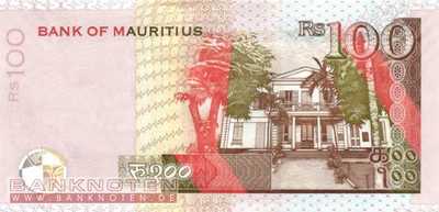 Mauritius - 100  Rupees (#056c_UNC)