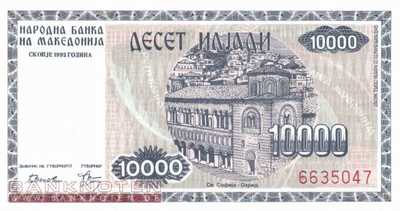 Mazedonien - 10.000  Denari (#008a_UNC)