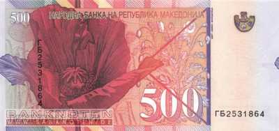 Mazedonien - 500 Denari (#017a_UNC)
