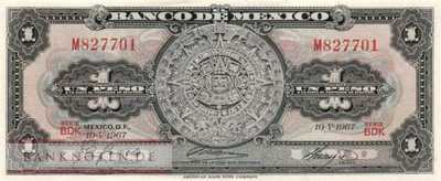 Mexico - 1  Peso (#059j-BDK_UNC)