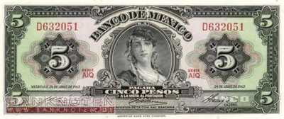 Mexico - 5  Pesos (#060h-AIQ_UNC)