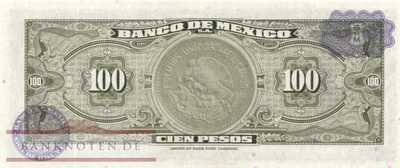 Mexico - 100  Pesos (#061i-BWV_UNC)