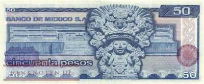 Mexico - 50  Pesos (#067a-GG_UNC)