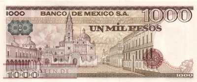 Mexico - 1.000  Pesos (#070a-A_UNC)